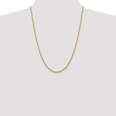 10K Gold Rope Chain 24"