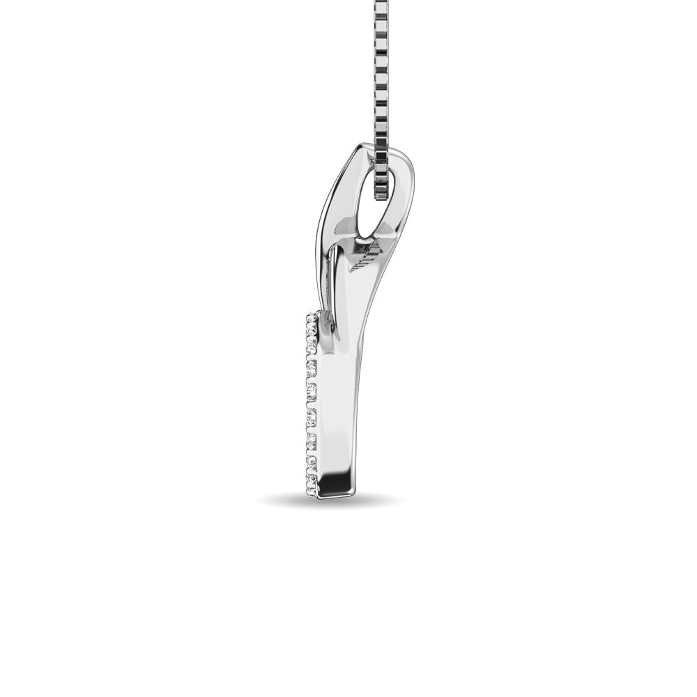 Diamond Fashion Pendant 1/20 ct tw in Sterling Silver