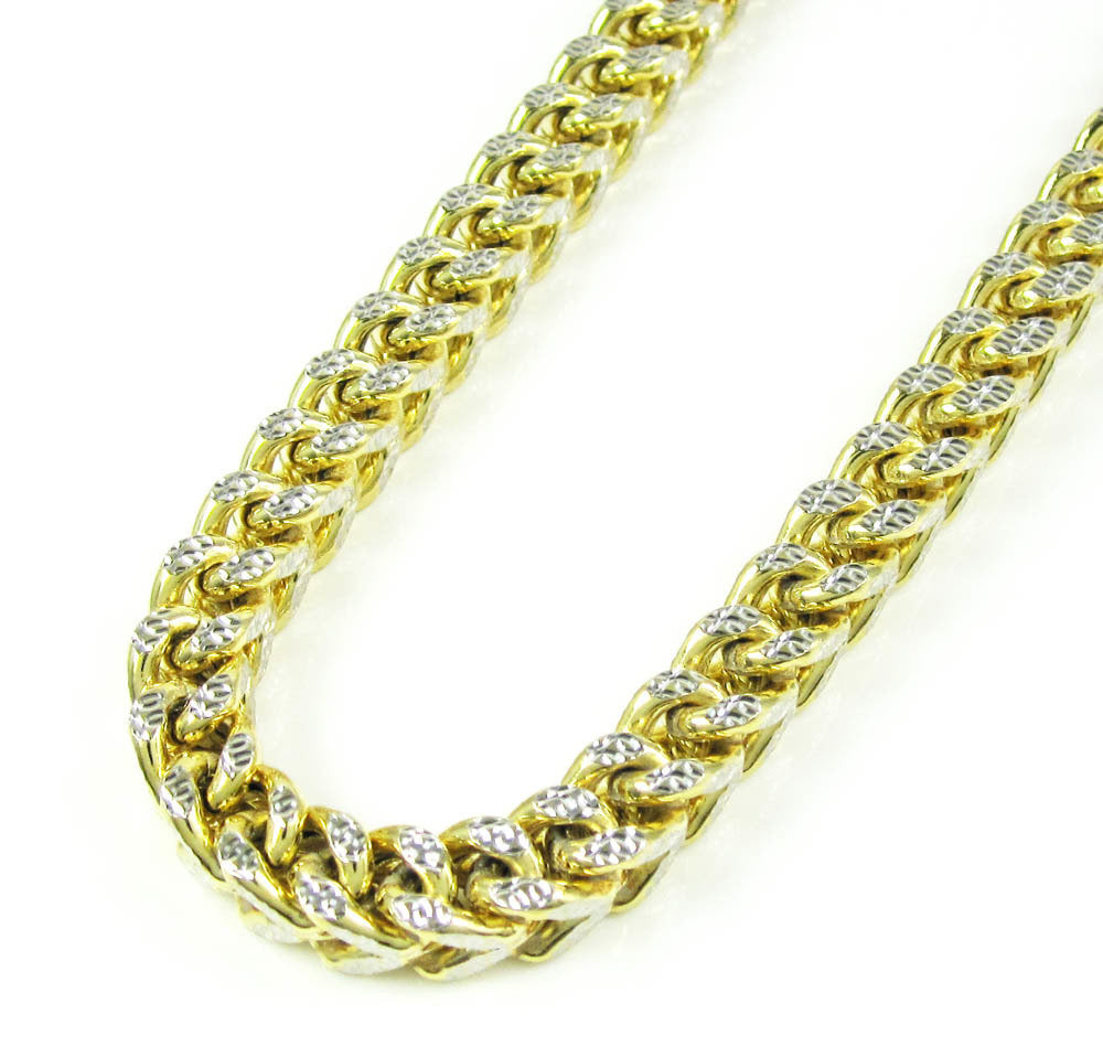 10K Gold Diamond Cut Franco Chain 28'' 5mm Approximated