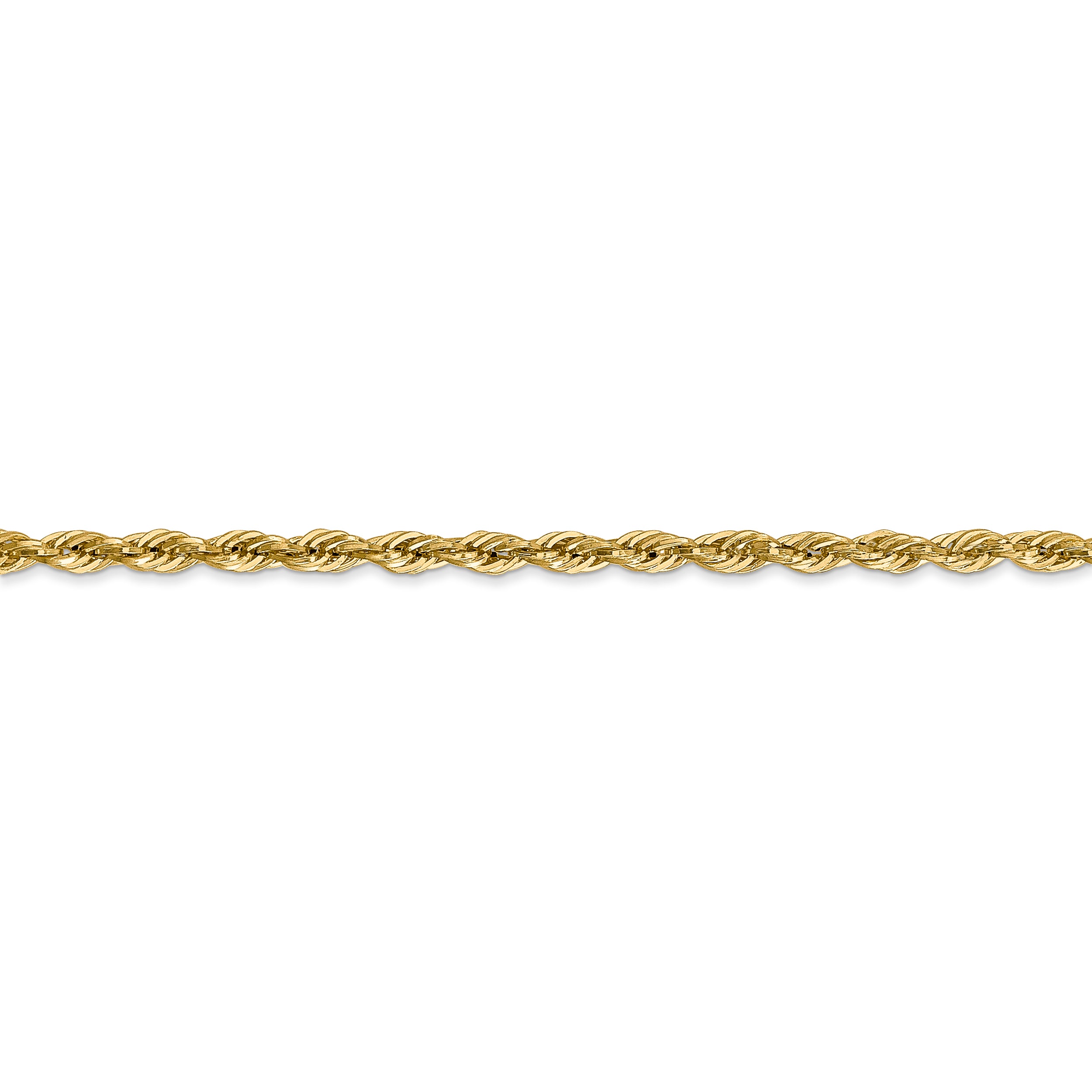 14ky 2.8mm Semi-Solid Rope Chain