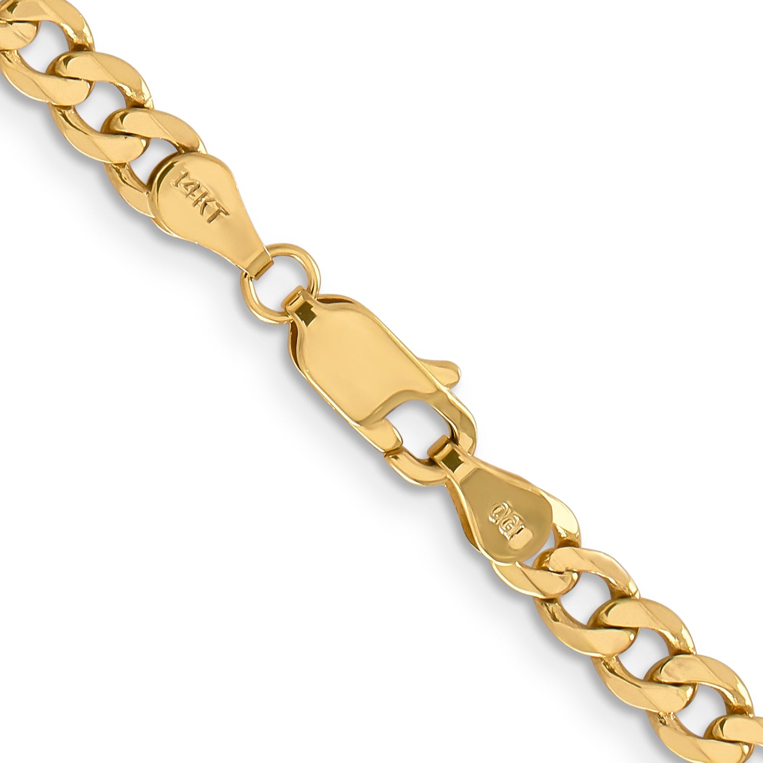 14k 4.75mm Flat Figaro Chain