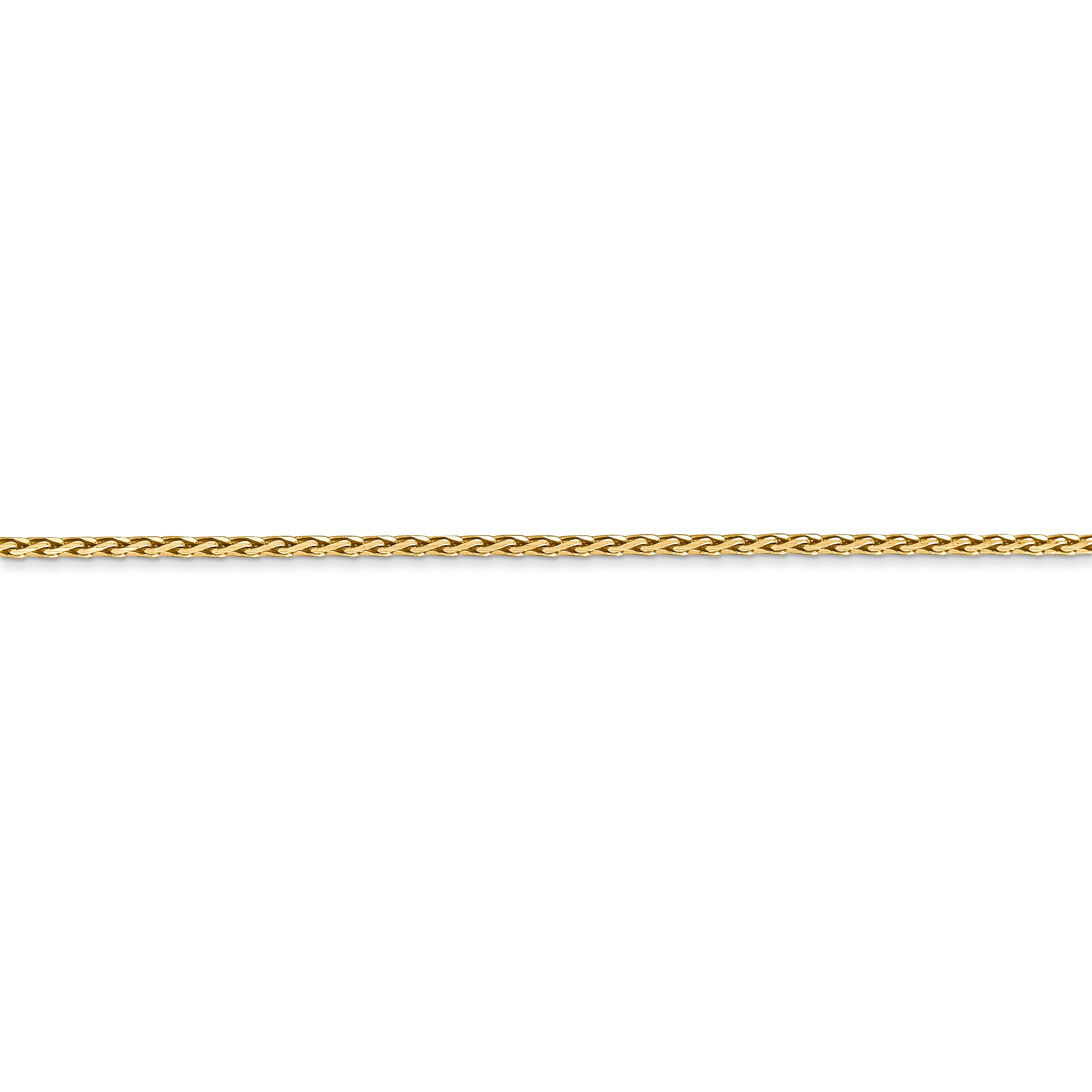 14K 1.5mm D/C Parisian Wheat Chain