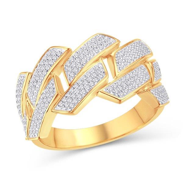 10KT-0.52CTW MENSRING