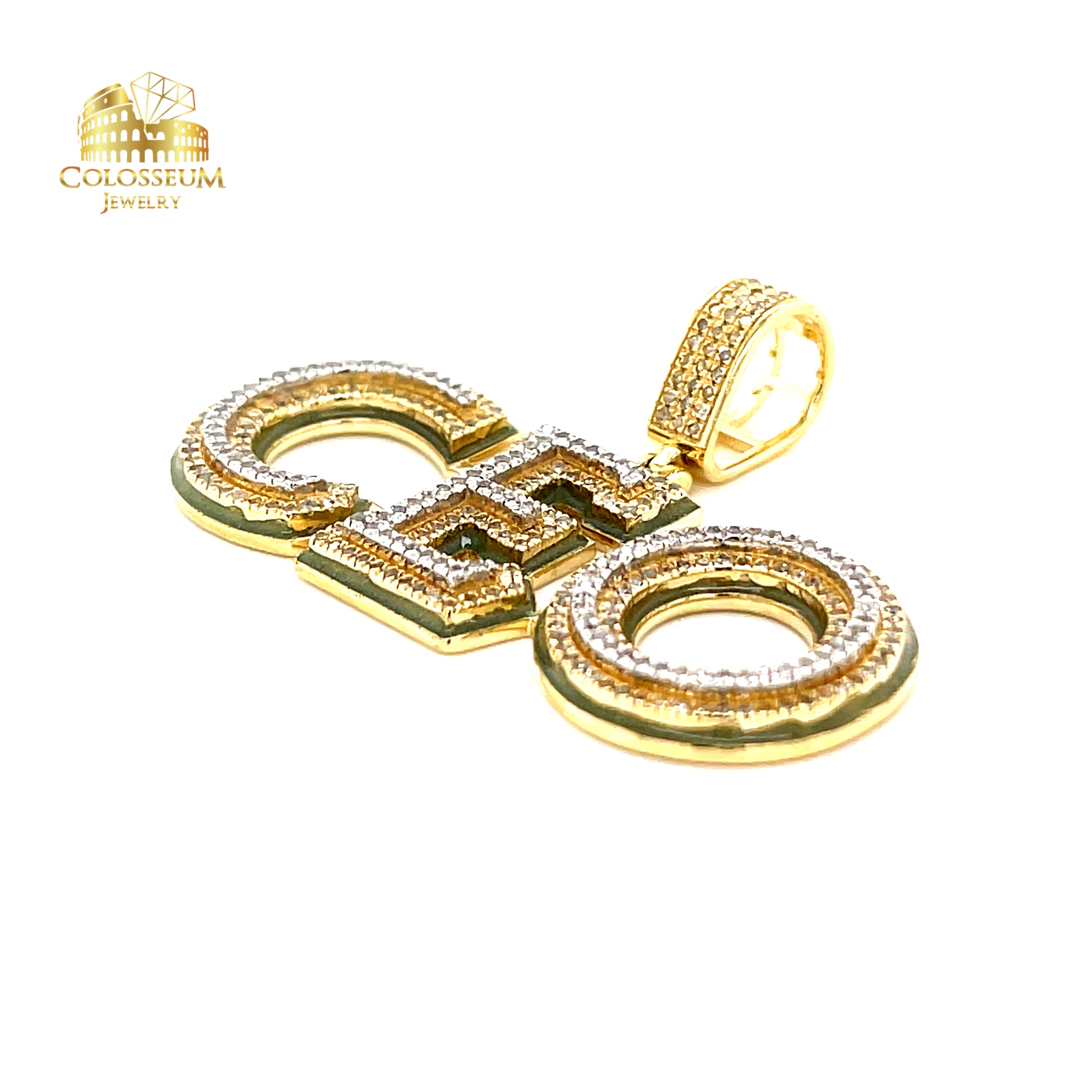 10K Signature CEO Diamond Pendant 0.83ctw