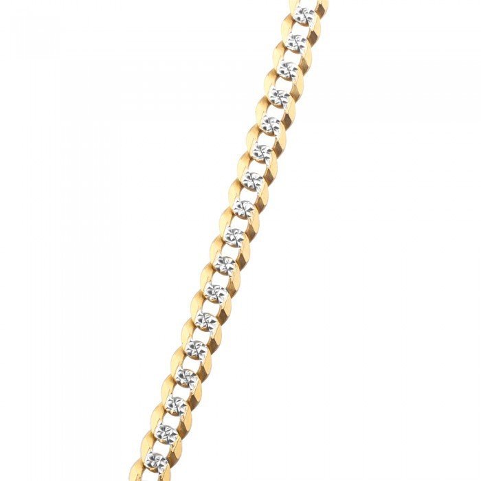 Diamond Cut Cuban Link Bracelet 8''