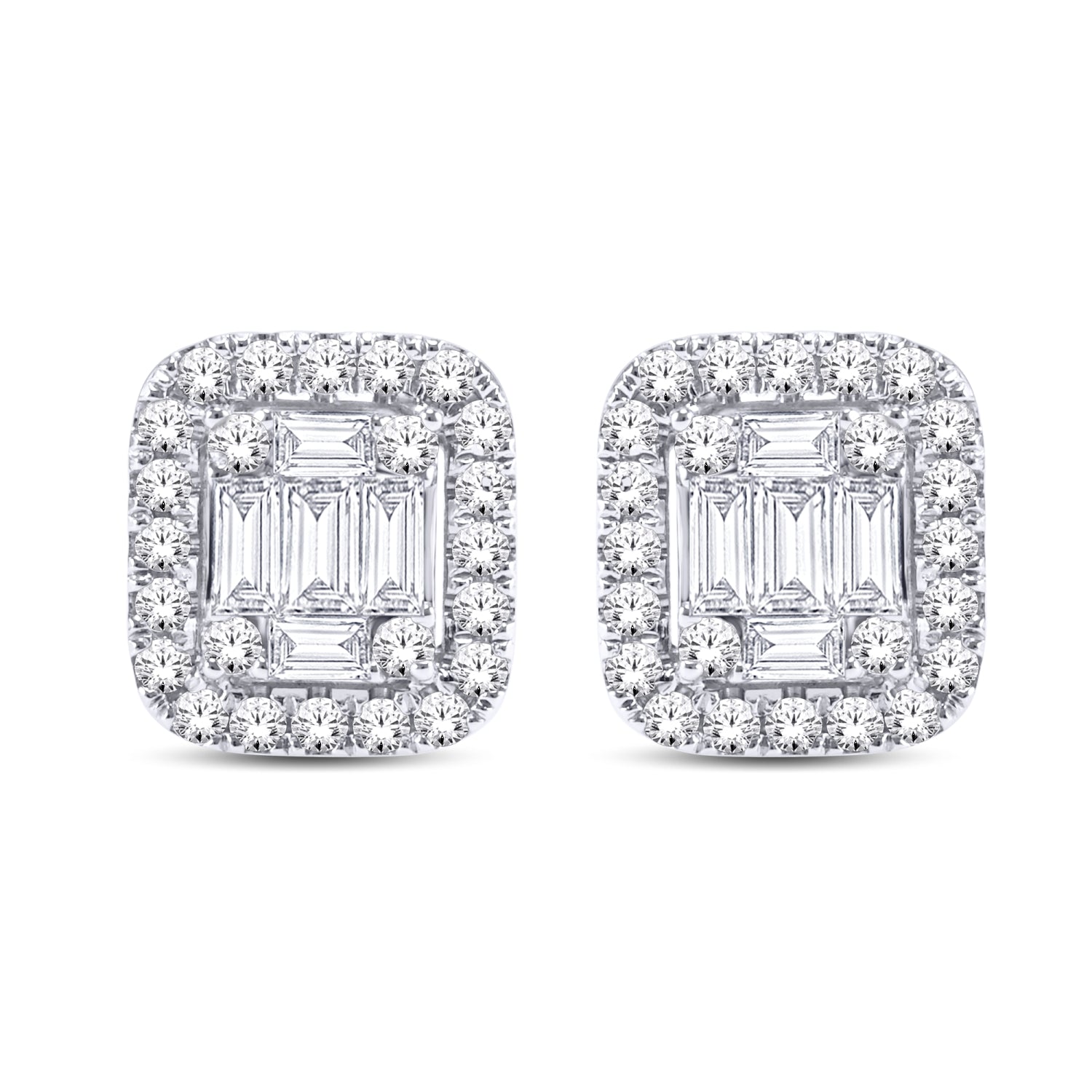 14KT-0.75CTW DIANA  EARRINGS