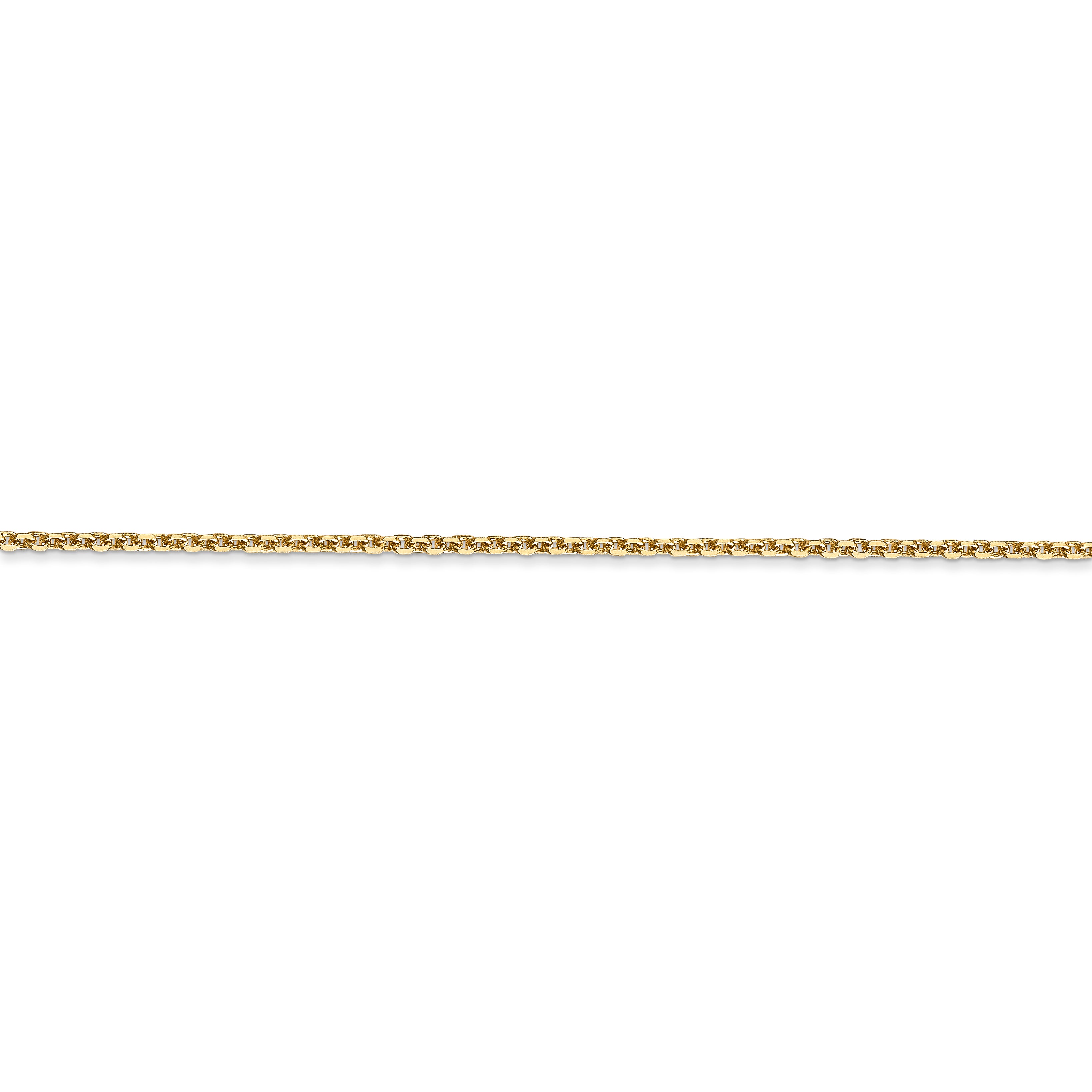 14k 1.45mm Solid D/C Cable Chain