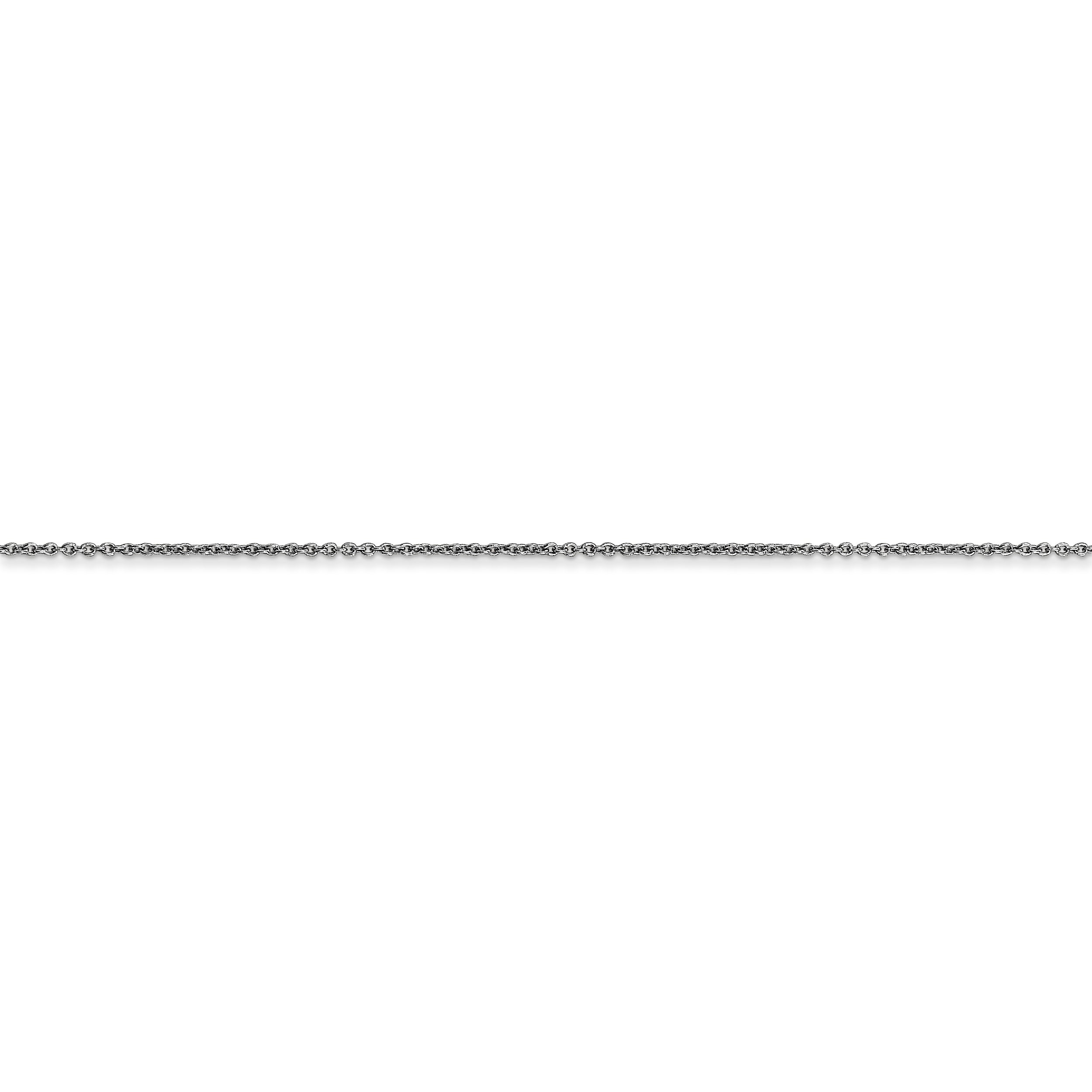 14k WG .75mm Cable Pendant Chain