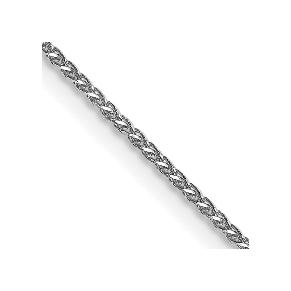 14k WG 1mm D/C Spiga with Lobster Clasp Chain