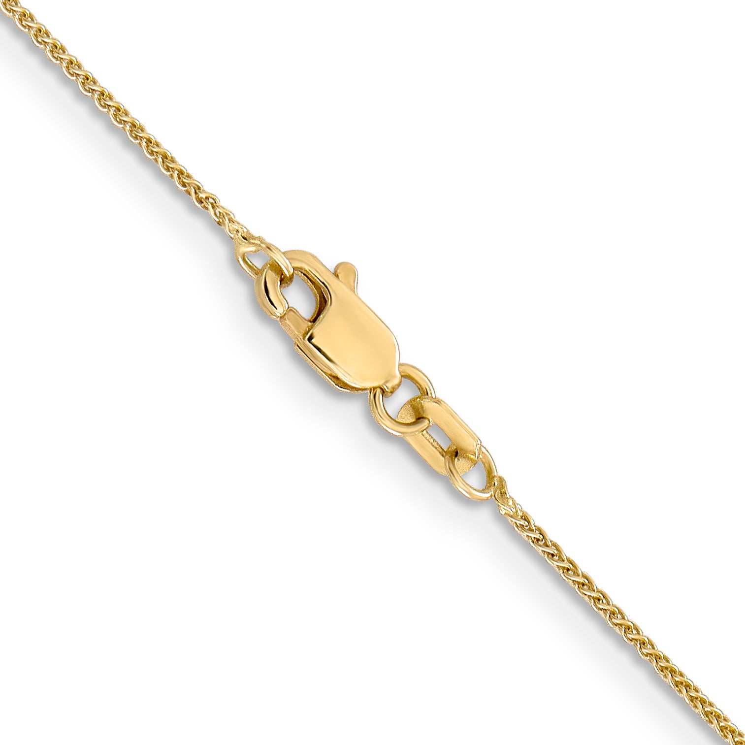 14k .80mm Spiga with Lobster Clasp Chain