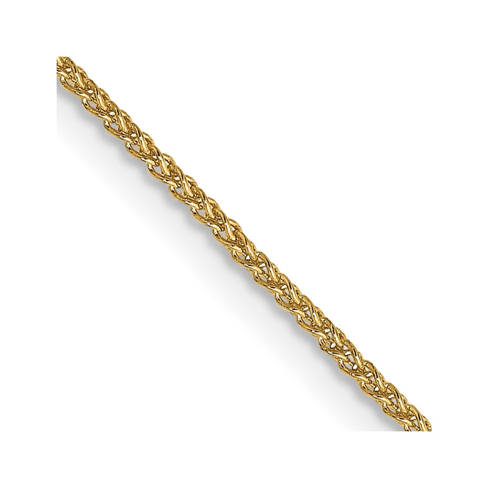 14k 1mm Spiga with Spring Ring Clasp Chain