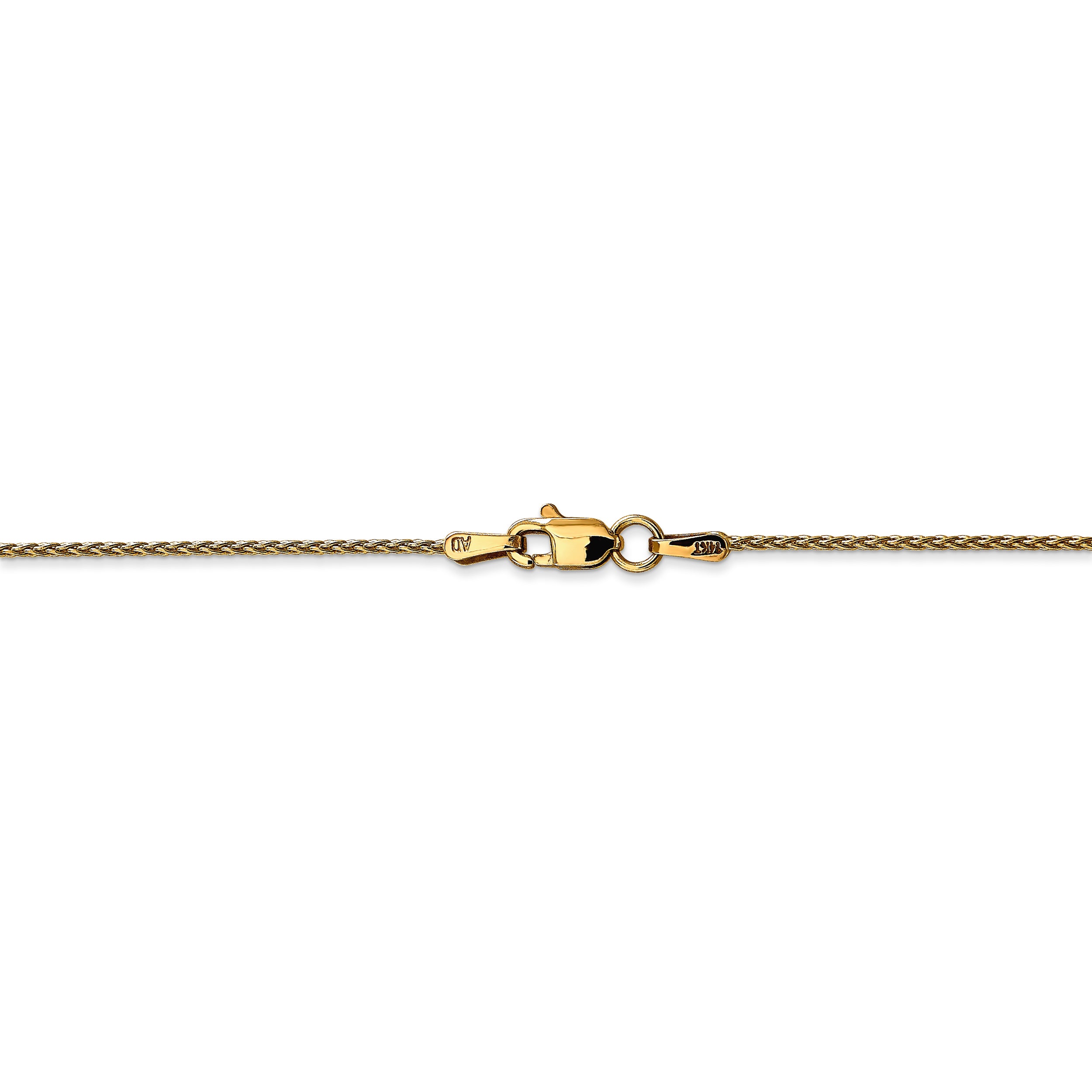 14k 1.2mm Parisian Wheat Chain