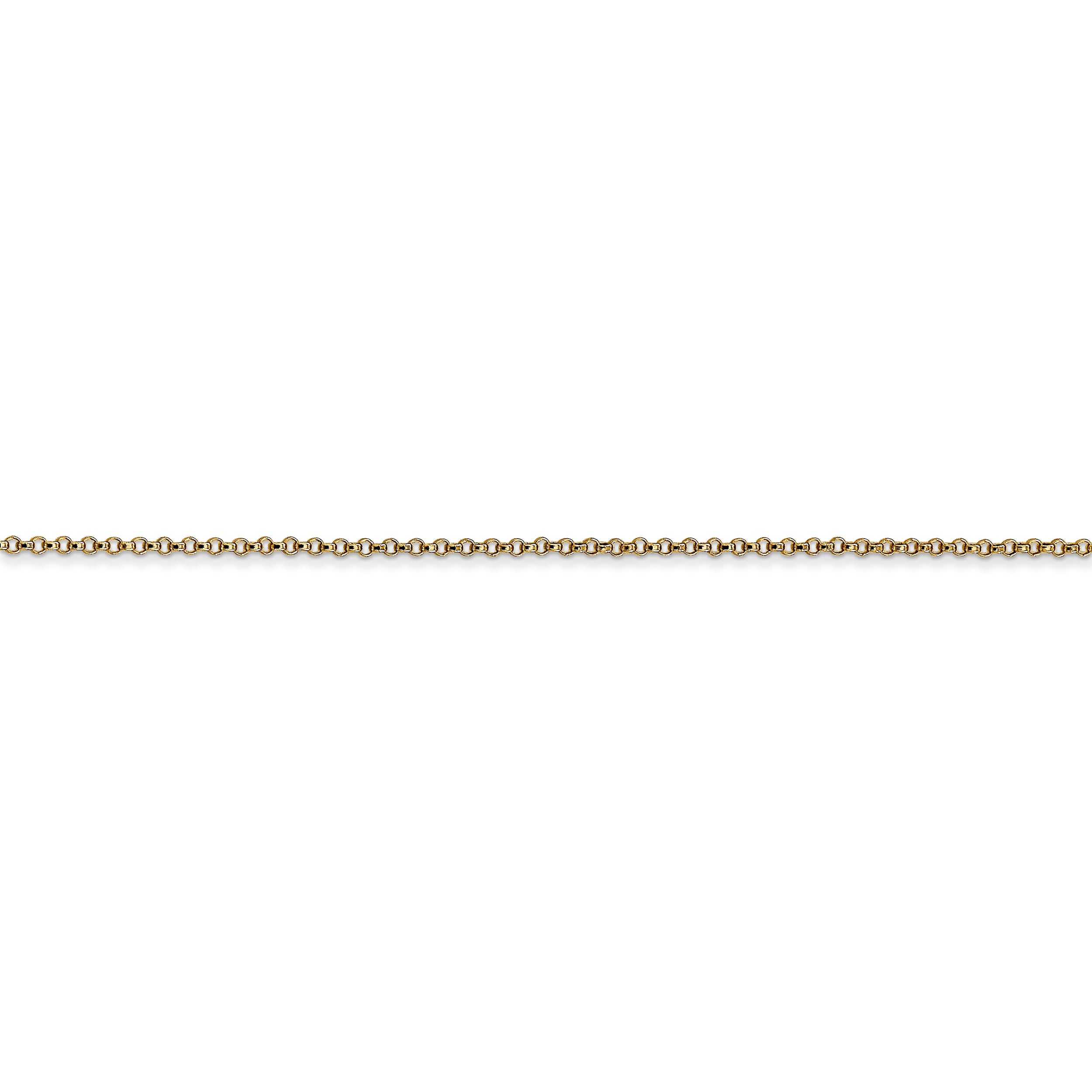 14k 1.15mm Rolo Pendant Chain