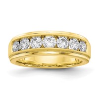 10ky Lab Grown Diamond, SI1/SI2, G H I, Men's Ring