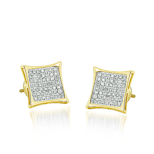 10KY 0.33CTW DIAMOND KITE EARRING