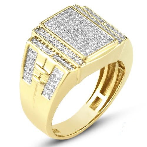 10KY 0.50CTW DIAMOND MENS RING