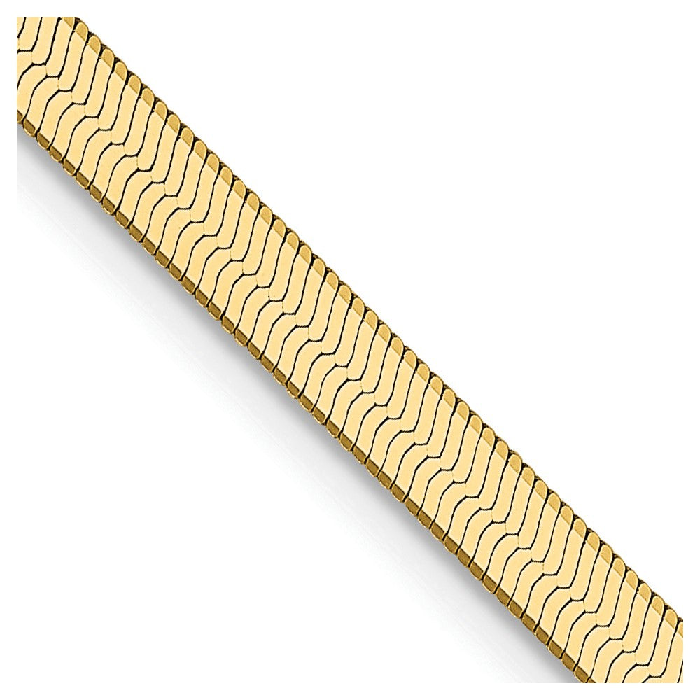 14k 3mm Silky Herringbone Chain